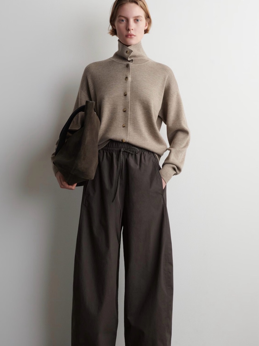 COS elasticated barrel pant
